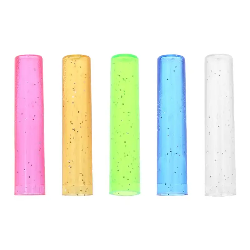 

6Pcs Pencil Sleeve Cover Extender Plastic Protector School Supplies New M2EC