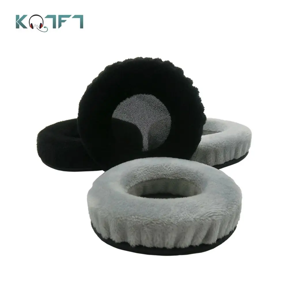 

KQTFT 1 Pair of Velvet Replacement Ear Pads for JVC HA-W200RF HAW200RF HA W200RF Headset EarPads Earmuff Cover Cushion Cups