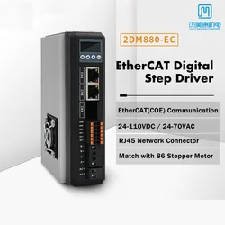 Il Driver ethernet digitale ibrido originale JMC si abbina al motore passo-passo 2 fasi Nema 34 2DM880-EC