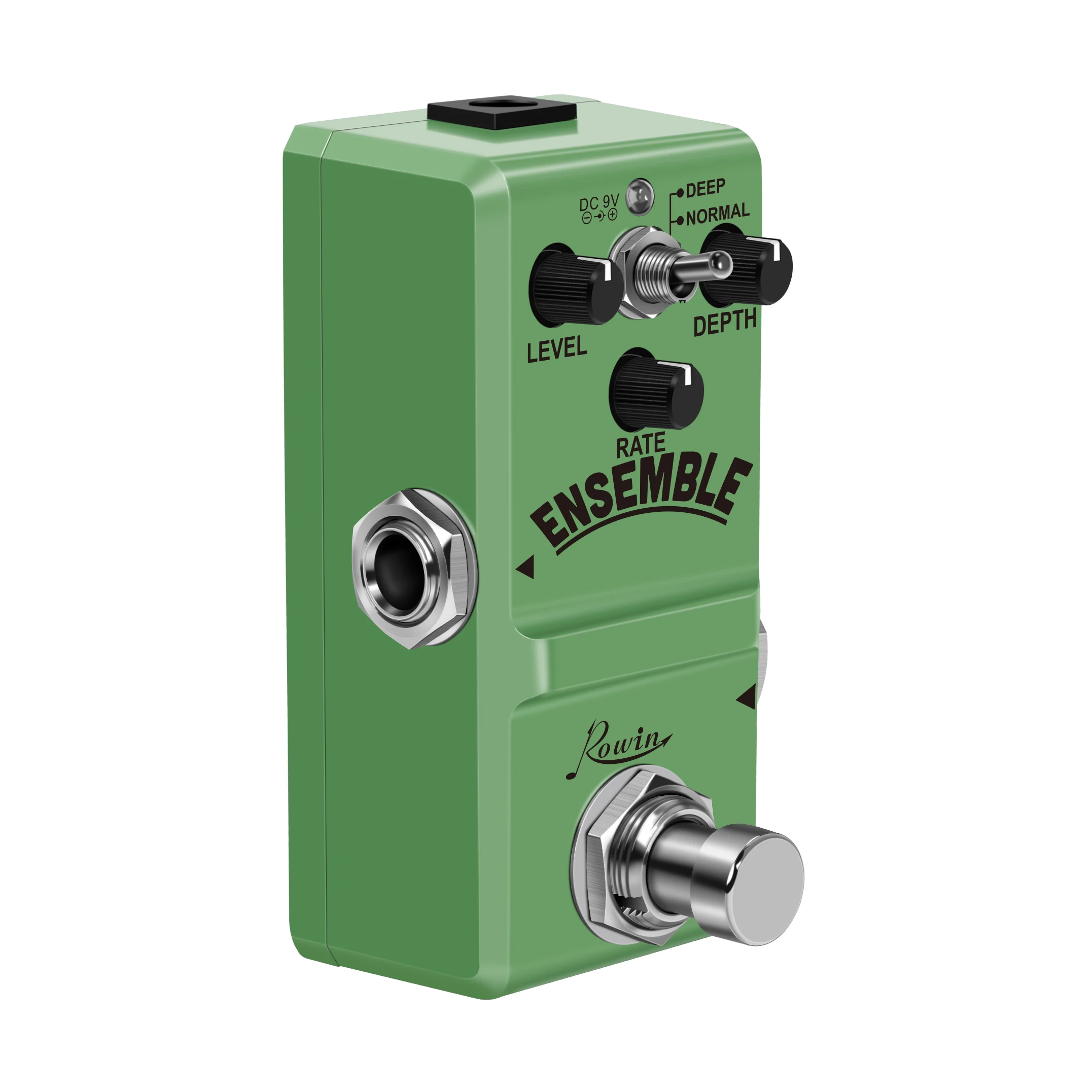 Rowin-Green NANO Ensemble Classic Analog Chorus Guitar Effect Pedal Based On Legendary Jazz BBD Circuit Super Mini True Bypass