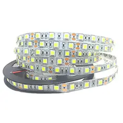 1M 5M 5050 LED Strip Light 60LED/Meter Input 12V Safe Tape BSOD DIY White Red Blue Green RGBWW Pink Flexible Led Line 3M Sticker