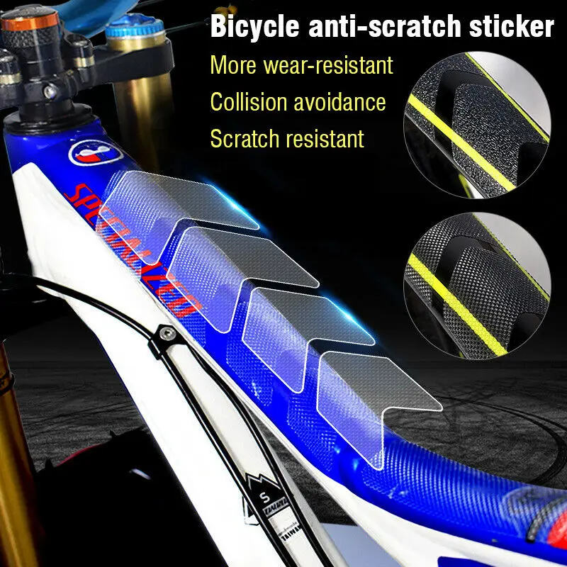 Bicycle Frame Protector Stickers Scratch-Resistant Sticker Kit Bike Guard Frame Cover For Mountain Bike Road Bicycle Accessories