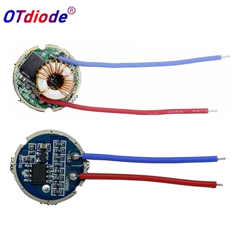 3W 5W 10W XPE 3535 XPG2 XML2 5050 T6 Sterownik latarki LED 1.2V 3.6V 4.2V 12V 24V 30V 1Mode 5 Mode 17mm 20mm 22mm Zasilacz