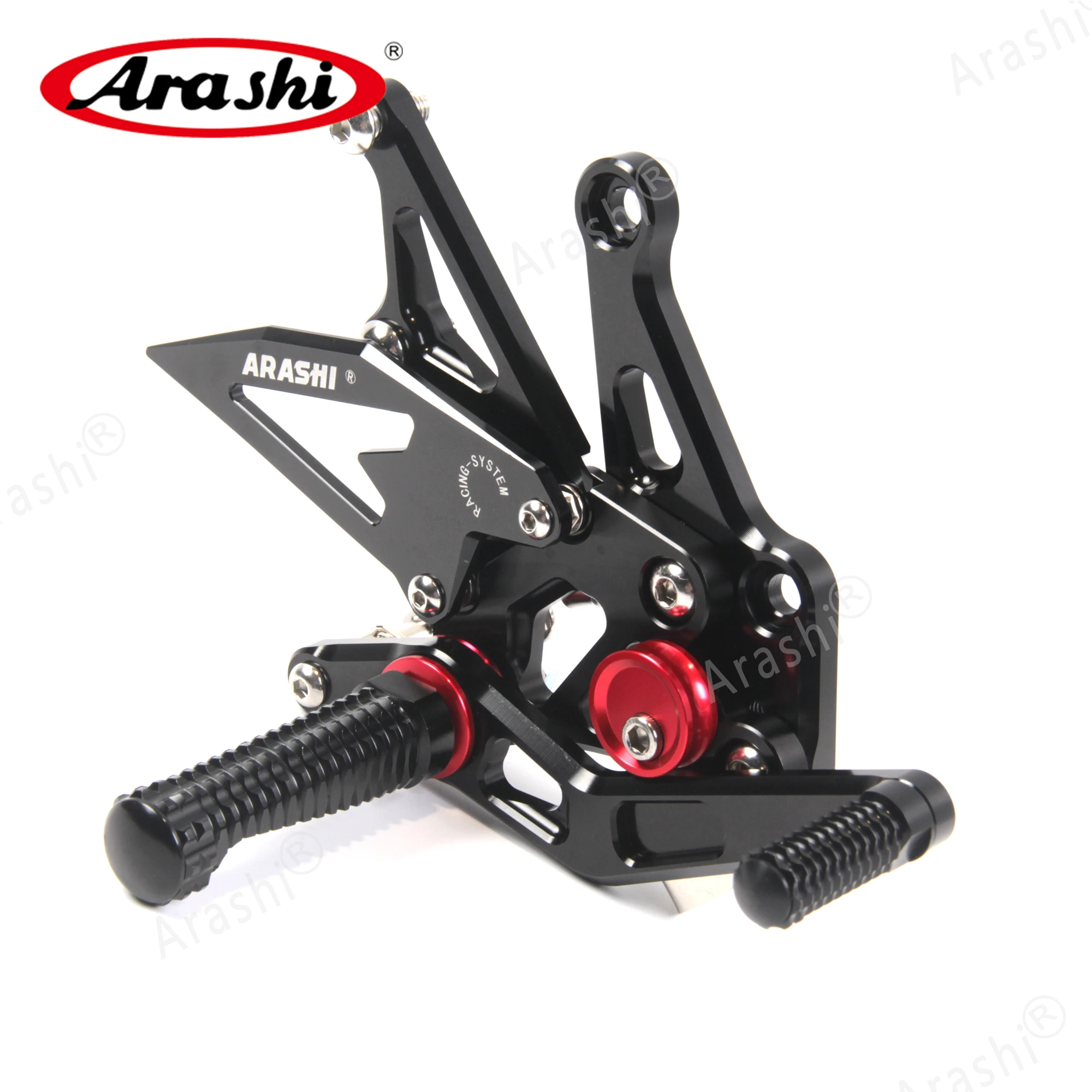 Arashi Adjustable Footrest For KAWASAKI Z1000 Z 1000 Z1000SX 2014 2015 2016 2017 CNC Rearset Foot Pegs Rear Foot Rest Aluminum