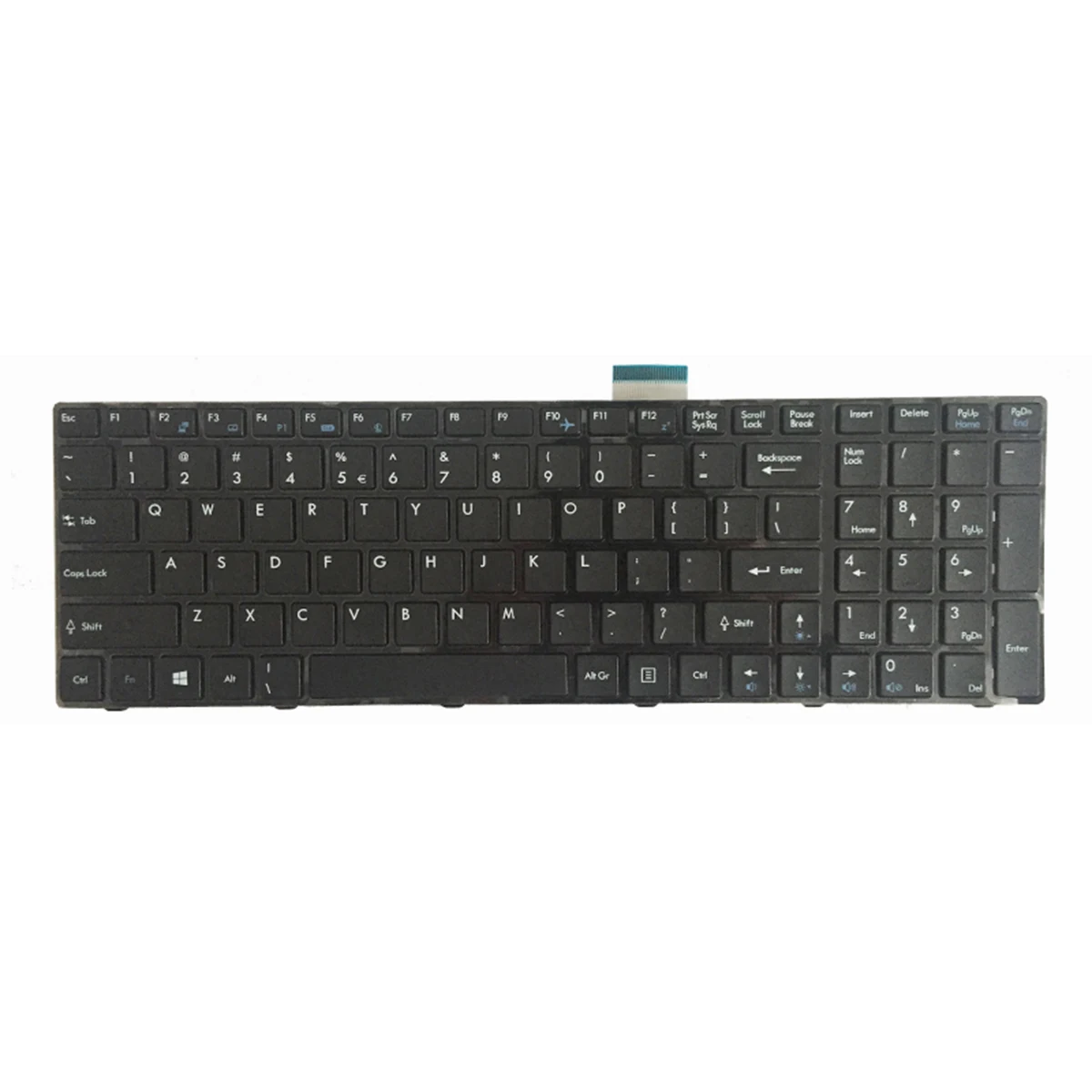 Clavier d'ordinateur portable américain noir, neuf, pour MSI A6200 CR620 CX705 S6000