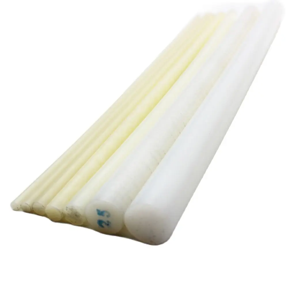 PA6 Nylon Round Rod White Natural Round Bar Billet Plastic Engineer