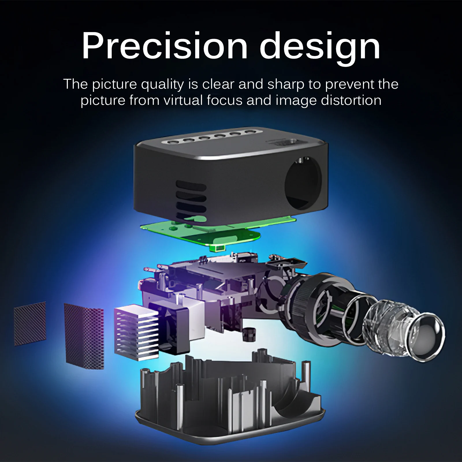 HD Mini Projector Native 1080 x 1920P LED for Android WiFi Projector Video Home Cinema 3D HDMI-compatible Movie Game Proyector