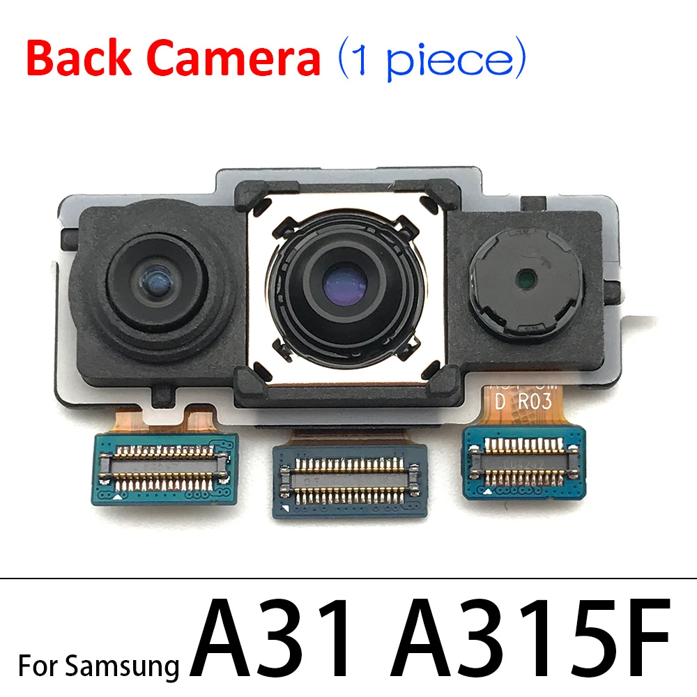 New Front Camera Module For Samsung A11 A21S A31 A41 A71 A10s A20s A50s Main Rear Back Camera Flex Cable Replacement Parts