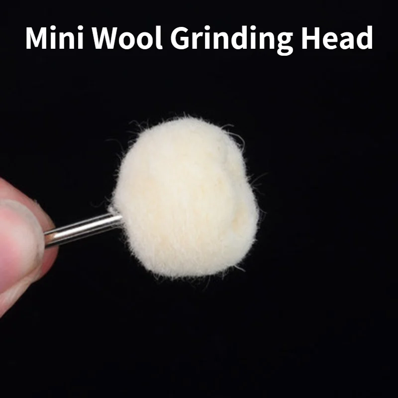 Mini Wool Brush Polishing Wheel Grinding Head Jade Jade Carved Wooden Olive Nuclear Carving Polishing Cleaning Brush