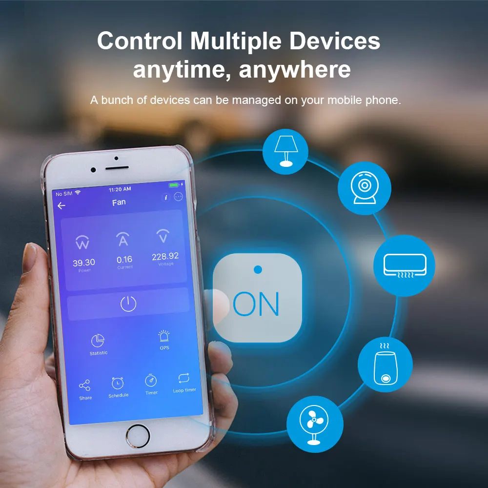 مفتاح مقبس ذكي SONOFF ، جهاز تحكم عن بعد عبر حبر إلكتروني ، منزل ذكي ، يدعم Google المنزل ، Alexa ، S31 Lite ، US ، قابس 15A
