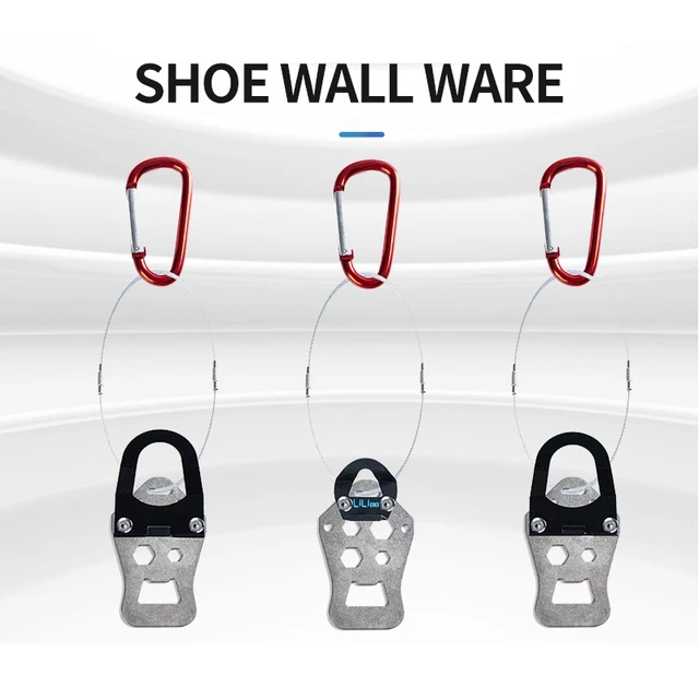 Cycling Shoes Mount Wall Ware Portable Hanger Wall Hook Shoe Rack For MTB Road Bike SPD SM PD22 KEO Pedal Cycling Shoes Cleat