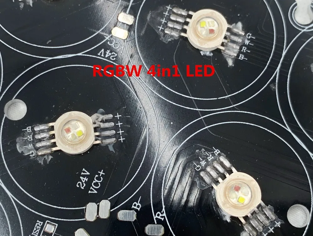 4 Stück Kabellose LED-Par-Scheinwerfer RGBWA UV 6in1 12x12W DMX Wandfluter Bühnenlicht Professionell für Party KTV Disco DJ – Detail 12