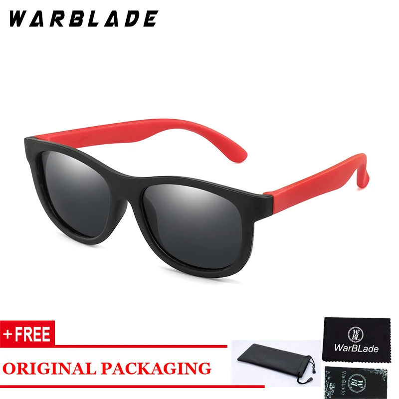 

WarBlade 2020 Polarized Kids Sunglasses TR90 Children Boys Girls Glasses Safety Sun Glasses With Pouch Gafas UV400 Oculos De Sol