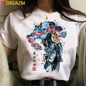 Jojo Bizarre Adventure Tシャツ男性カジュアルホワイトTシャツTシャツ美学Tumblr 8ベストセールスJo Jos Bizarre Adventure -№7