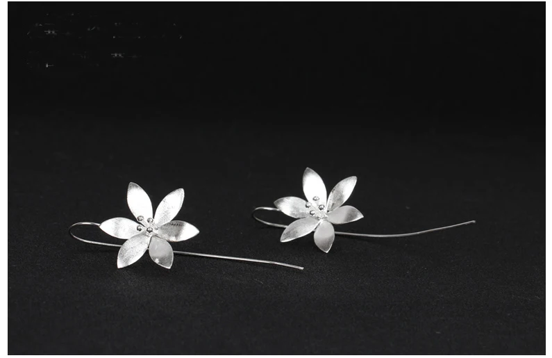 925 Sterling Silber Schlangen-Ohrringe für Damen, Modeschmuck, Sterling-Silber-Schmuck, Pendientes – Detail 4