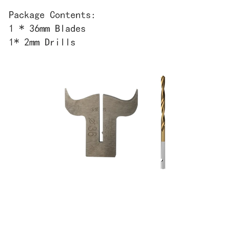 Safe Buckle Drill Bit Carbide Premium Blades handle Drill Woodworking Milling Cutter Safe Buckle Molding Tool