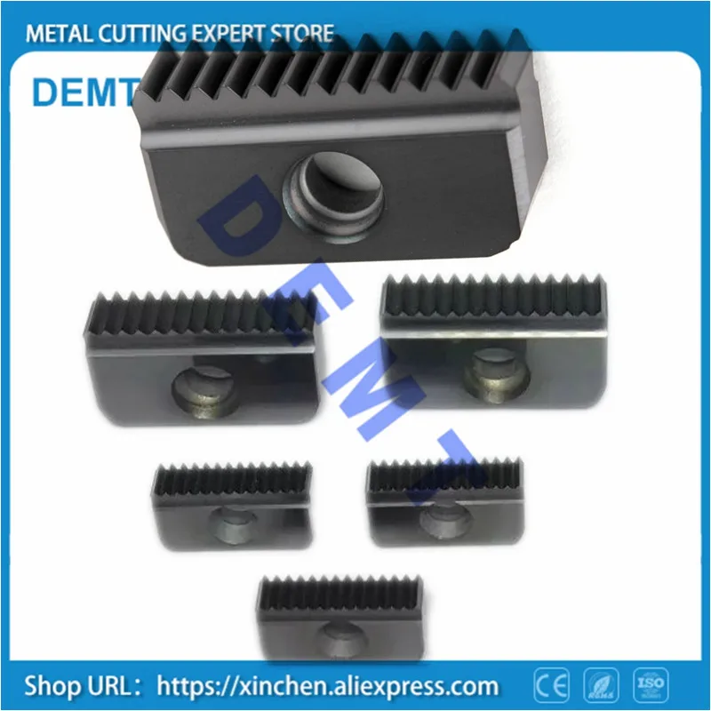 Iso Carbide Thread Fresador Vem com Rosca Interna Pente Lâmina Pente Dente 14i 14n 05 10 15 20 25 Pcs