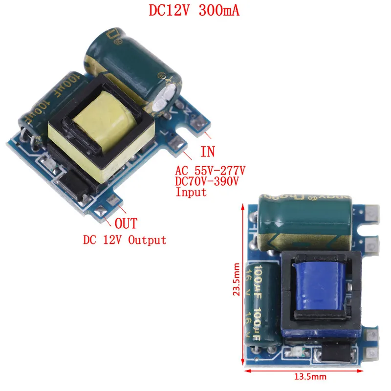 AC-DC Converter 110V 220V 230V To 12V Isolated Switching Power Supply Board AC-DC Converter  55V-277V/DC 70V-390V To 5V Isolated