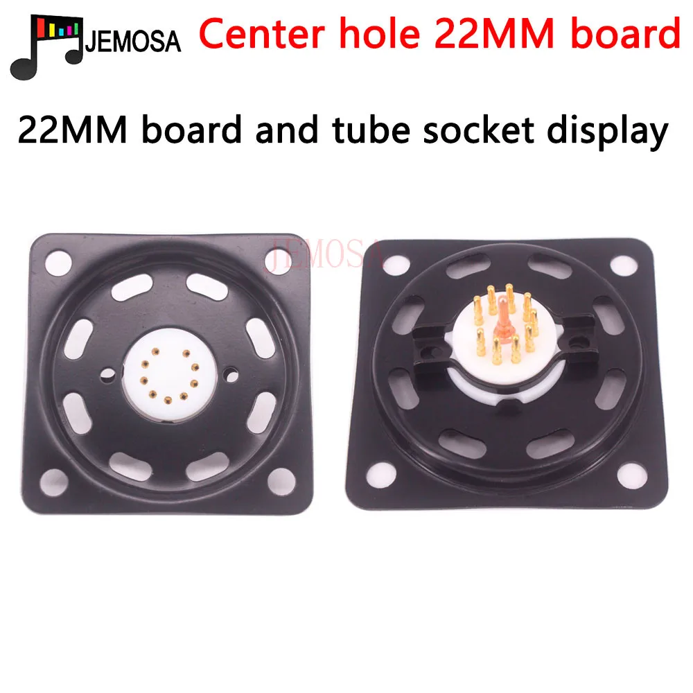 1PC tubo a vuoto piastra di ferro antiurto piastra di montaggio presa tubo 2A3 300B KT88 EL34 6V6 KT66 6550 amplificatore valvolare Audio Hifi