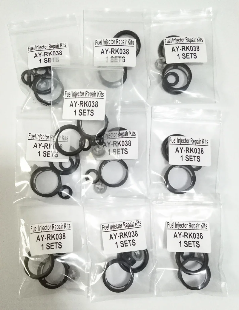 Auto part  fuel injector rebuild kits for Nissan SR20 oem 16600-53J00 rubber o ring filter pintle cap  AY-RK038 with 10SETS