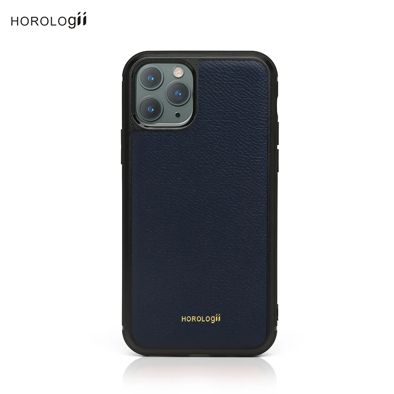 Horologii CUSTOM INITIALS FREE Phone Bumper Case for Iphone 17 16 12 Pro Max 13 14 15 Cover Italian Leather Epsom Dropship