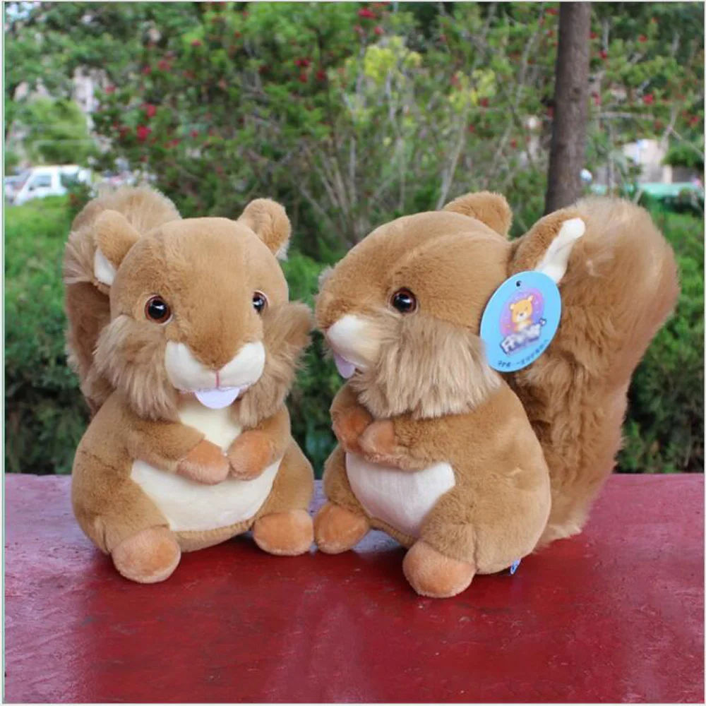 

Big Tail Squirrel Children Plush Stuffed Toy Birthday Gift Animals