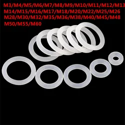 M3 M4 M5 M6 M7 M8 M9 M10 M11 M12 M13 M14 M15 M16 High Temperature Seal Silicone Rubber Sealing Ring White Silicon O-Ring Seals