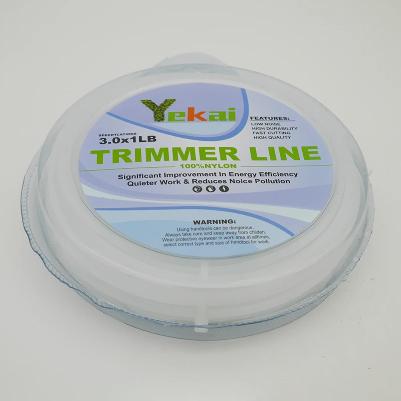 2.4/2.7/3MM 1LB Round/Square White Roll Trimmer Rope Saw Line Fit For Nylon Wire Brush Cutter Grass Strimmer Spare Parts