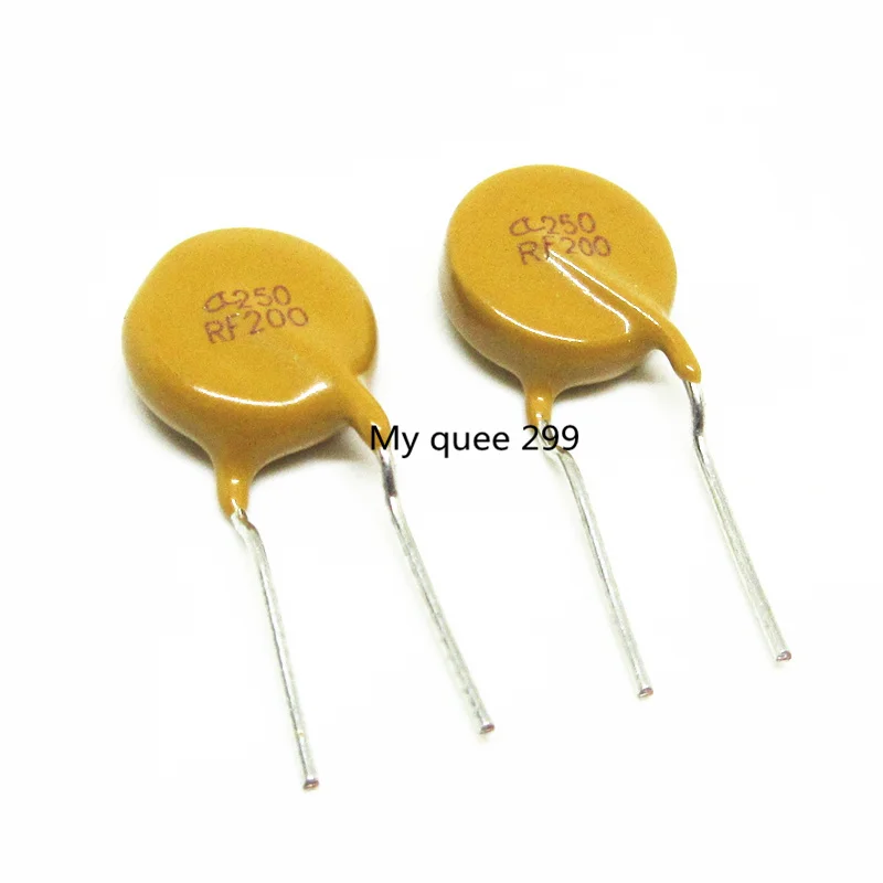 100PCS/lot Self recovery fuse TRF250-200 250V 0.2A 200MA RF200 PTCC