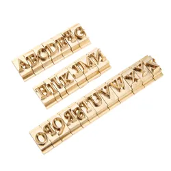 26 pz/set lettere maiuscole oro ottone volte nuovi stampi per timbri romani A-Z strumento di brama ferro stampa stampaggio cuoio/legno/torta artigianale