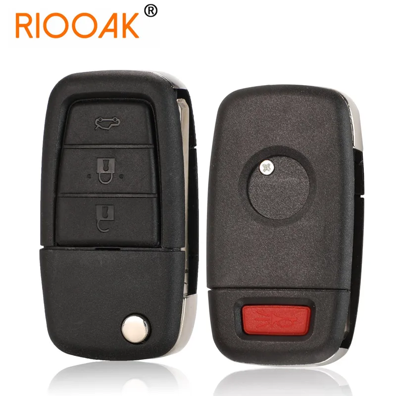 

Modified Flip Remote Key Fob Case Shell for Chevrolet Caprice Holden Commodore VE With 3 + Panic Key 4 Buttons