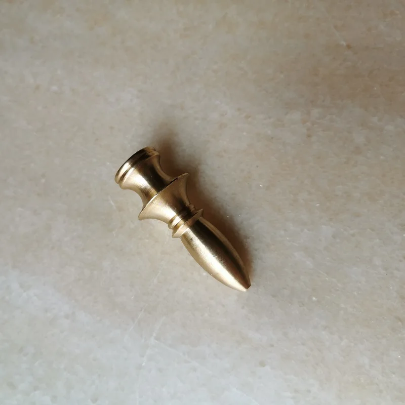 M10 أنثى رصاصة رئيس معلقة مجلس رصاصة على شكل النحاس الجوز الزخرفية النحاس الجوز الأثاث إكسسوارات الأجهزة #5
