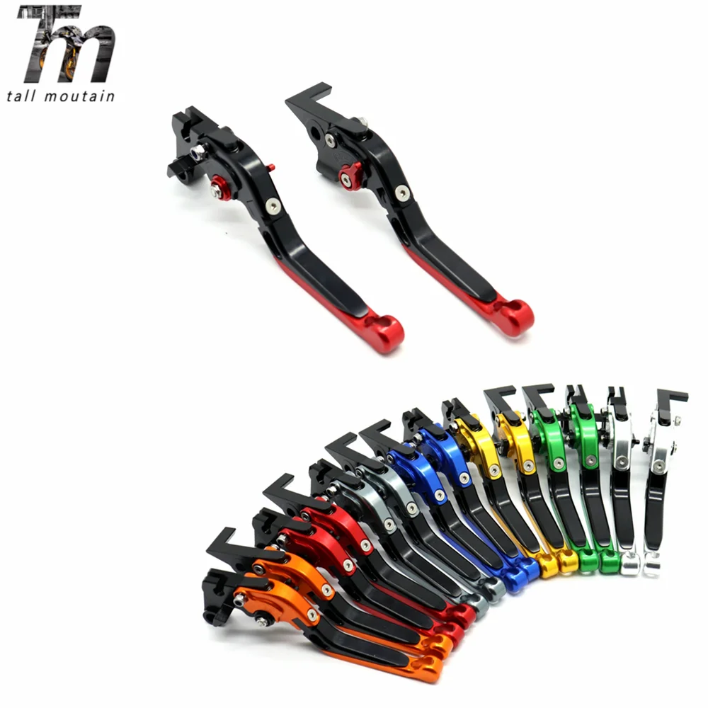 Front Rear Brake Levers For SUZUKI AN 650 AN650 Z Burgman 2003-2019 2018 Motorcycle Accessorie Folding Extendable LOGO