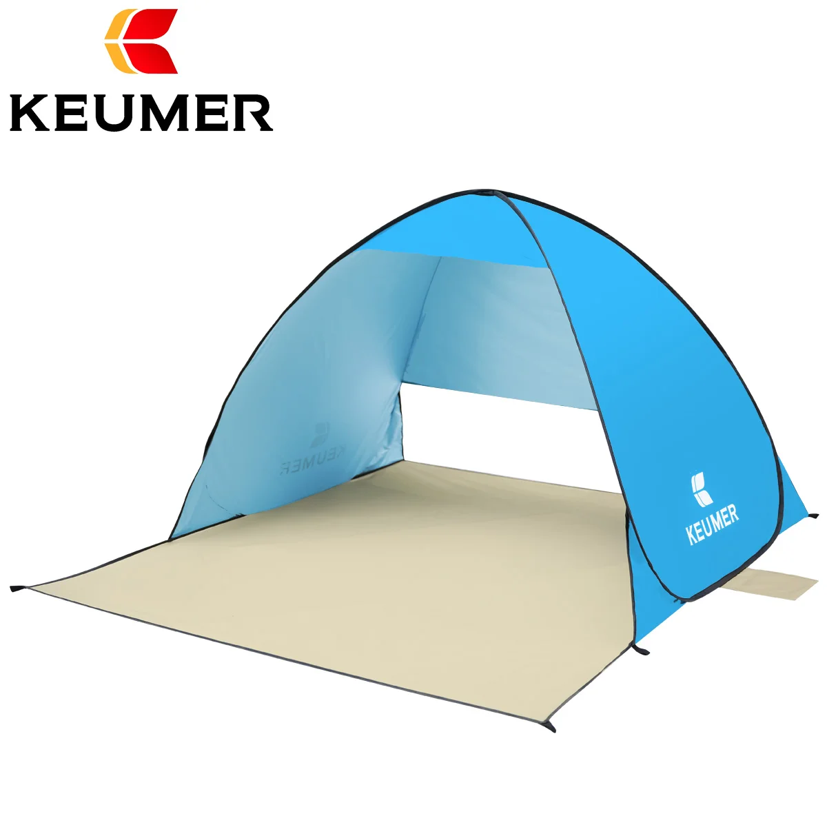 Keumer Automatic Packable Camping Tent - UV Protection & Waterproof! Pop Up Beach Tent for High Exposure Outdoor Recreation