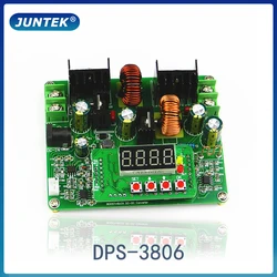 JUNTEK DPS-3806 voltage regulator constant current digital control  dc buck-boost power supply module LED driver 0-38V 0-6A