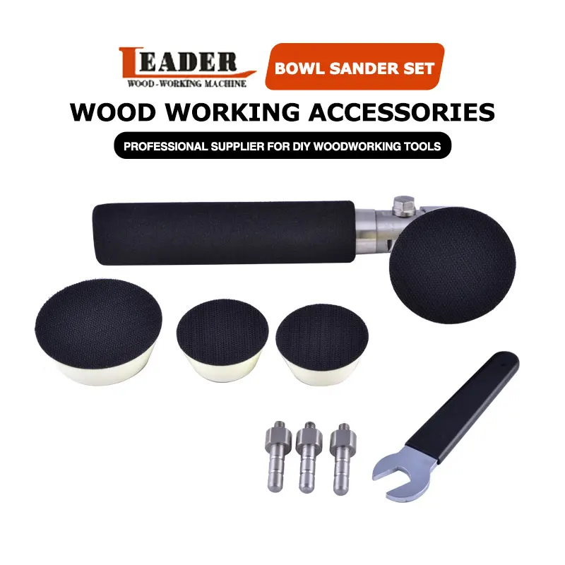 Woodturners Bowl and Spindle Sander Package For Wood Lathes New M16 Polishing Buffing Bonnet Polisher Buffer Wheel Pad Disc Disk