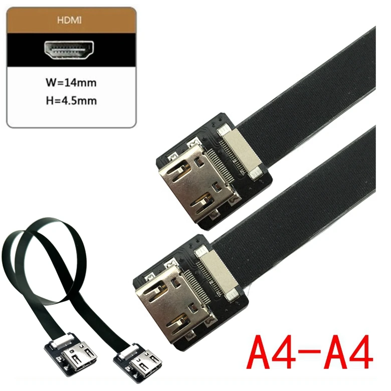 New HD-compatible aerial pan tilt FPV Band Flache HDTV kabel für HD HDTV FPV Multicopter Luftaufnahmen