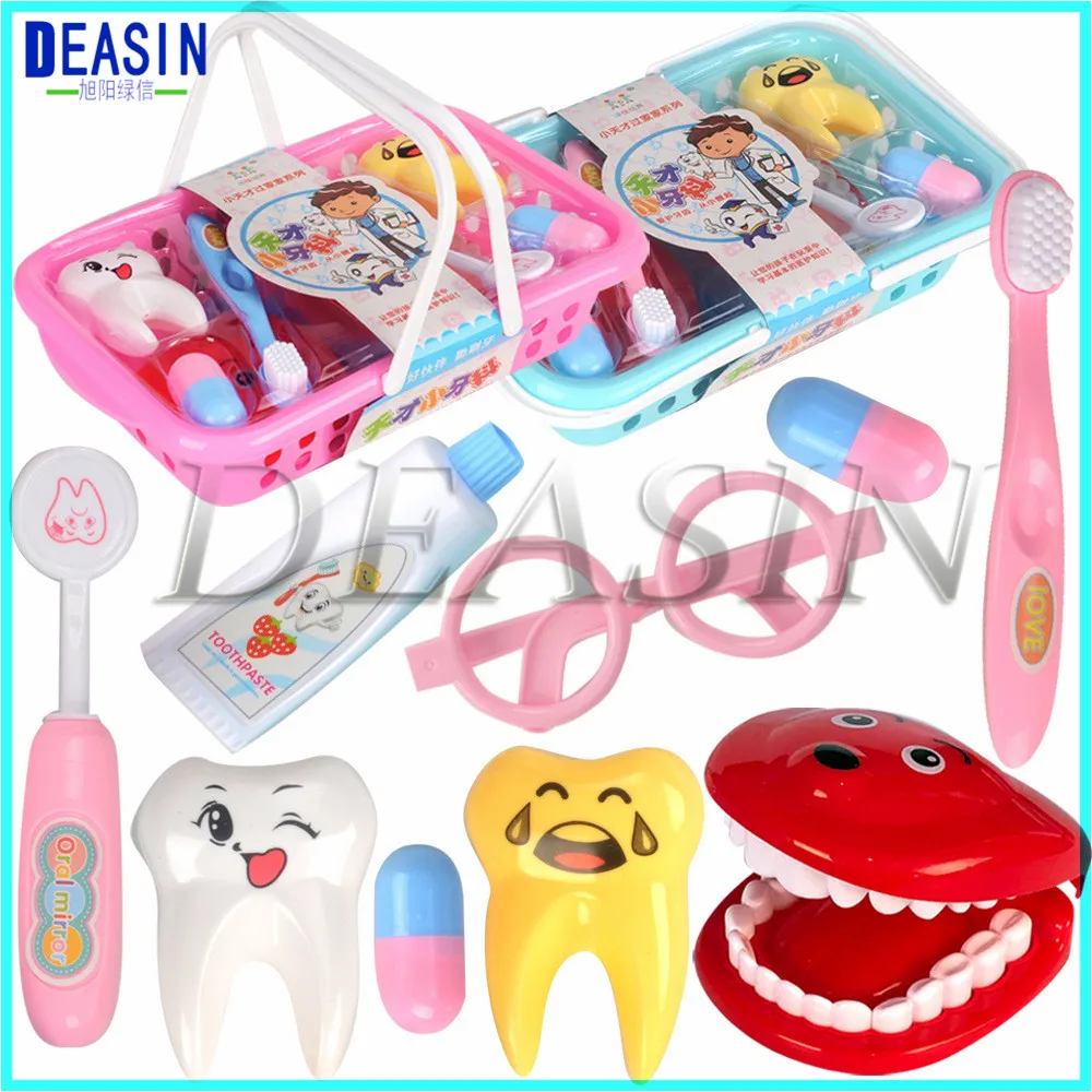 

Children's early education toys set for children's creativity dental doctor Brush teeth toys Dentist clinic gift