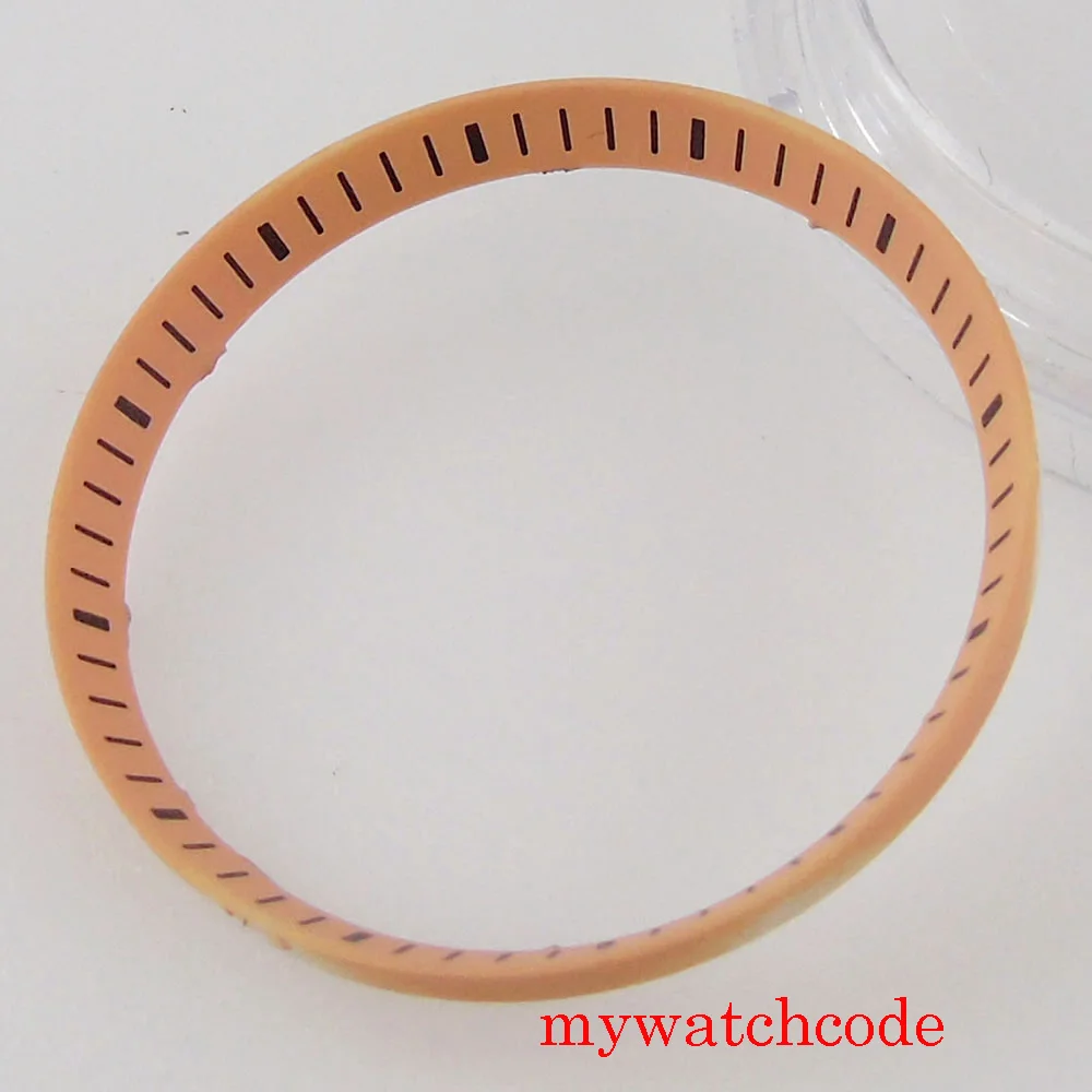 Kualitas Tinggi Baru 30.2Mm * 27Mm * 2.6Mm Cincin Jam Tangan Bab Hitam Hijau Putih Oranye untuk 42Mm Casing Jam Tangan