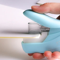 No Nails No Staples Stapling Machine Mini Cute Book Stapleless Stapler Paper Stapling Stapler Without Staple Stapler Free