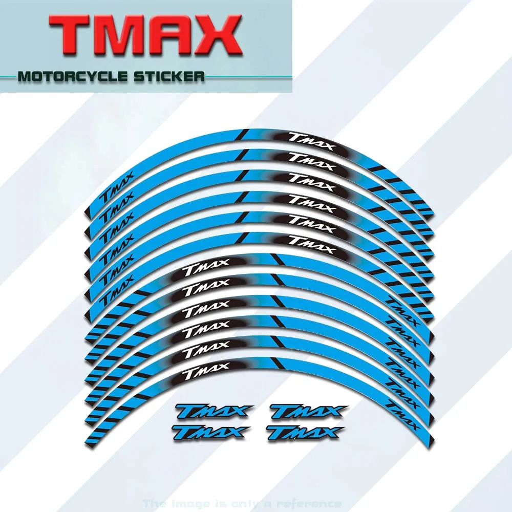 

High-quality waterproof decals for modification of motorcycle wheel rim stickers for YAMAHA TMAX530 TMAX500 TMAX 500 530 15