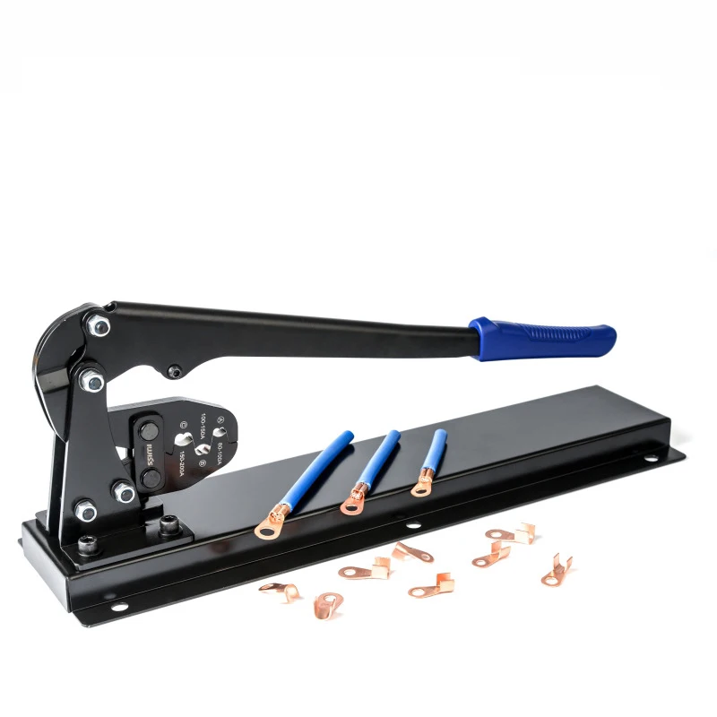 IWISS IWS-5100D เดสก์ท็อป OT เปิดสายจมูกทองเหลืองกดคีม CRimpling คีม Cooper จมูกชุด IWS-8200DT