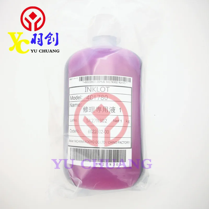 1L Specialized Printhead Cleaning Fluid for Water Based/ECO-solvent Inkjet Printers Moisturizer Fluid Efficient Cleaning Liquid