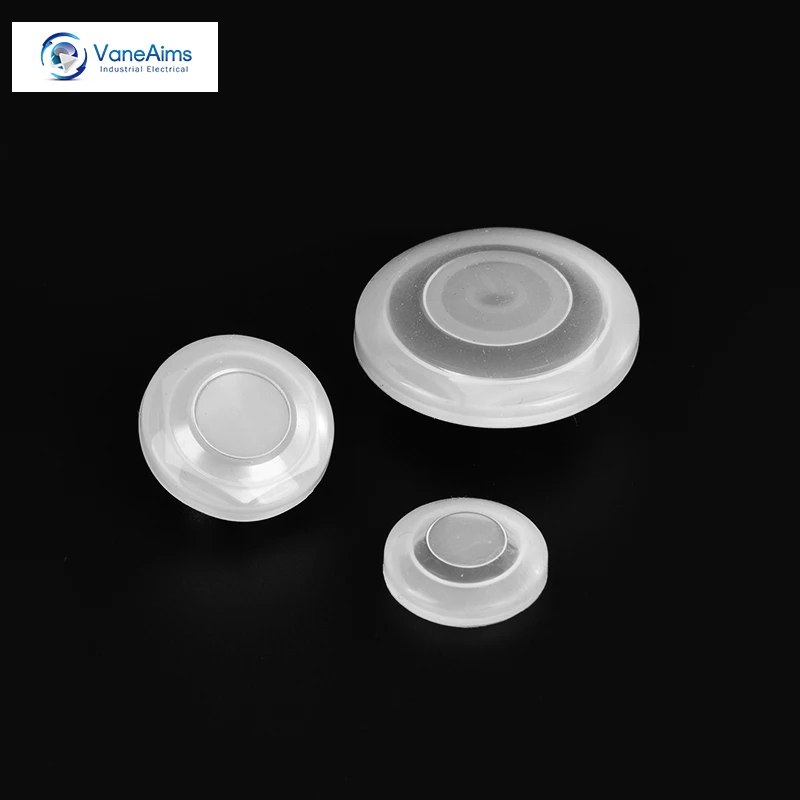 Waterproof cap Silicone transparent dust cover for button surface 12/16/19/22mm Suitable for metal button XB2 EB2