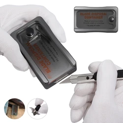 FOSHIO Utility Vinyl Knife Blade Snap Off Disposal Container Carbon Fiber Film Car Wrap Sticker Decal Cutter Blades Storage Tool