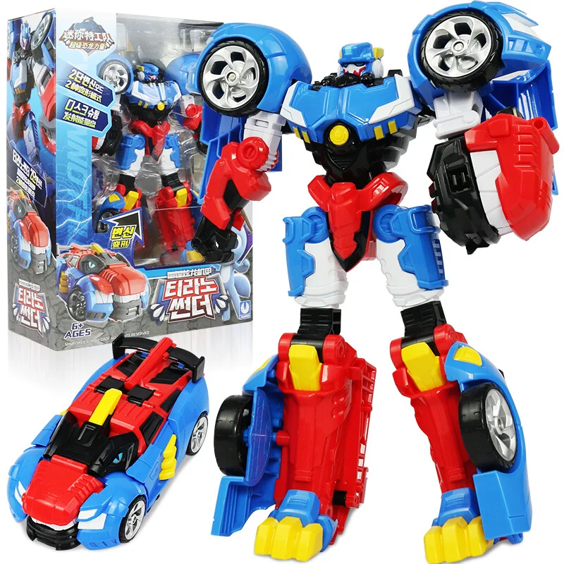 

Big Mini Force Double Mode Mecha and Vehicle Transformation Airplane Toys Action Figures MiniForce X Deformation Dinosaur Toy