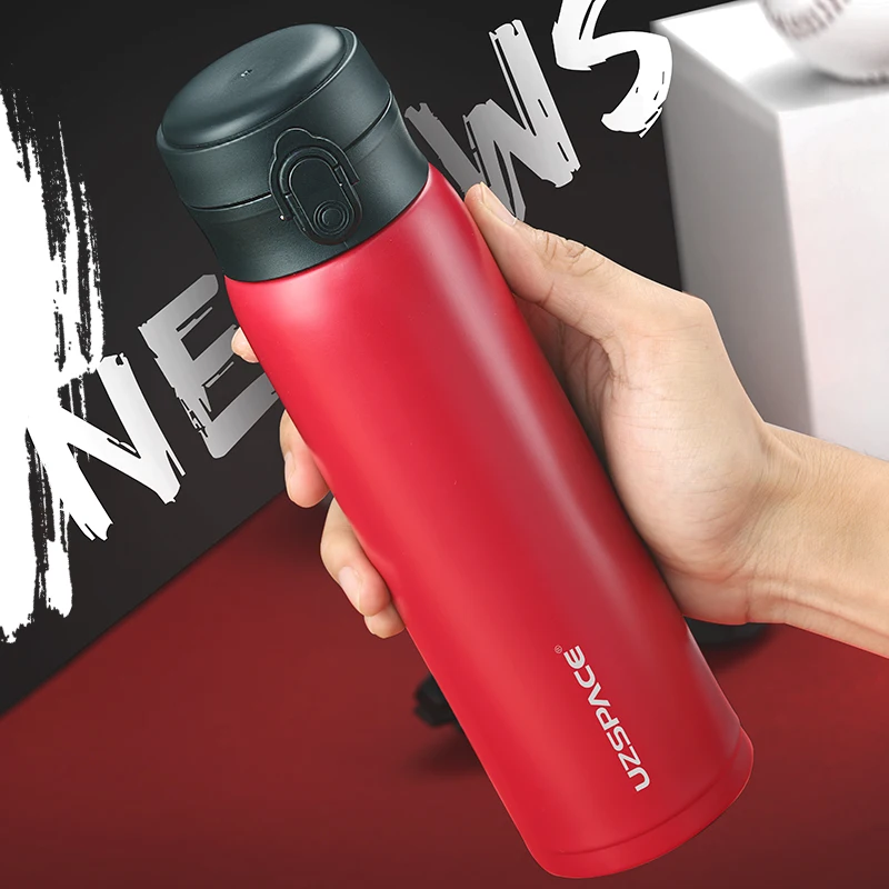 3 style Thermos 18oz Stainless steel Flask Vacuum Men\'s Large-capacity Business Car Tea Cup Student Portable Simple Water Bottle