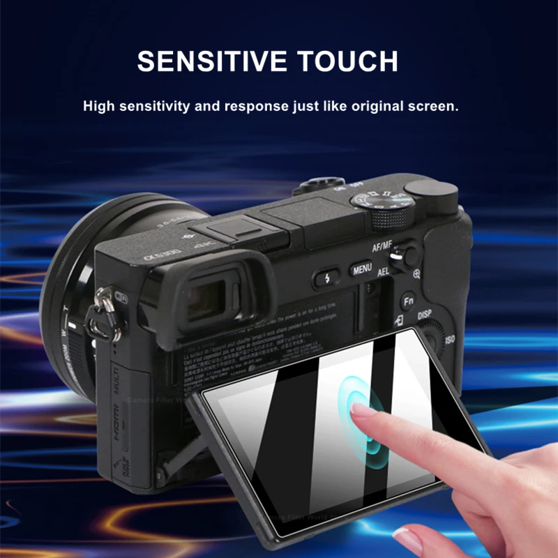 Закаленное защитное стекло для камеры Sony A7 III A7S III A7C A73 A7M3, 2 шт.