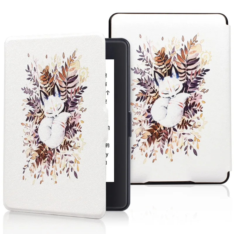 Kindle Paperwhite 5/6/7th スマートケース塗装磁気カバー Kindle