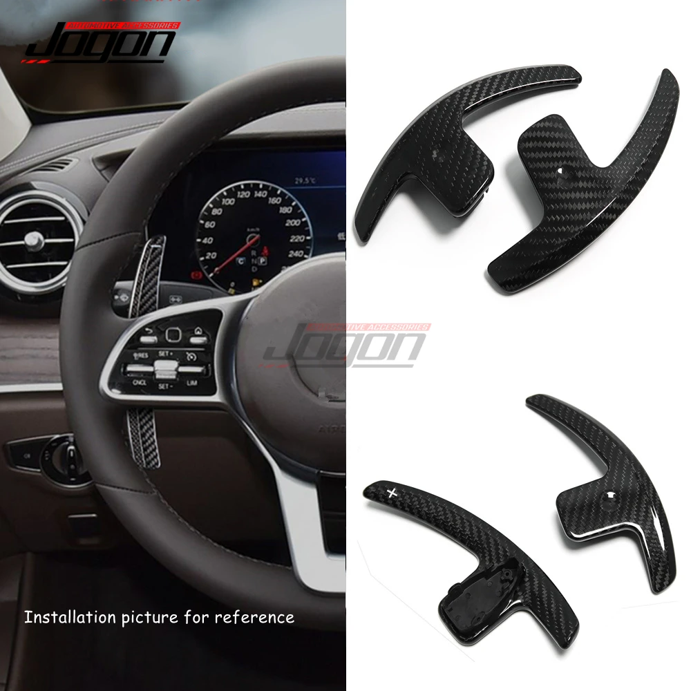 

Replace Genuine Carbon Fiber Car Paddle Extensions Shifter For Benz A C E CLA W177 W205 W213 C117 S GLE CLS GLC W222 W166 X253